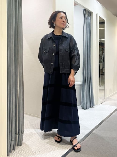 ファインコットン テントラインワンピース（ワンピース