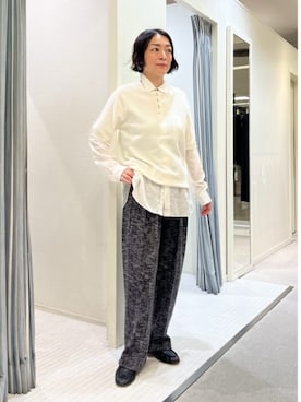 「JVAM（ジェーヴィエーエム）のアイテム」を使った、TOMORROWLANDhoriuchiさん（レディース・157cm）の秋コーディネート