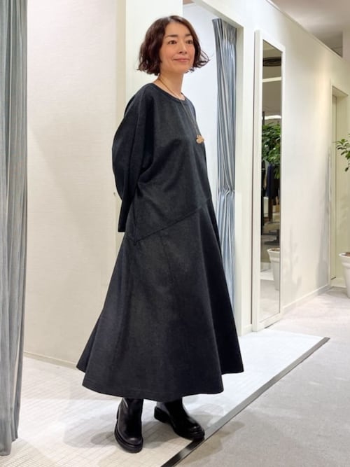 セール】スムースビーバー ワイドヘムワンピース（ワンピース