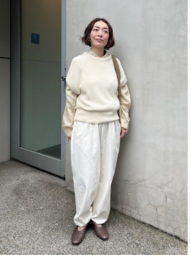 GALERIE VIEのニット/セーター（ホワイト系）を使った人気