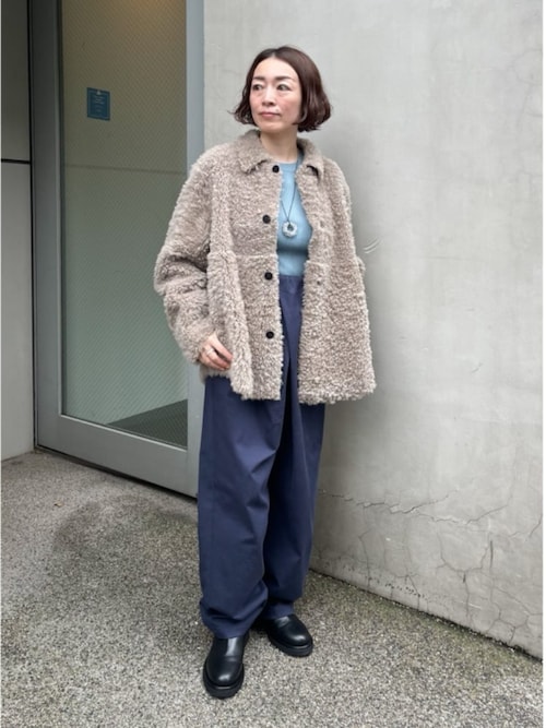 プルミエールウールリブ クルーネックプルオーバー（ニット/セーター