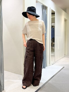 TOMORROWLANDhoriuchiさん（レディース・157cm）の夏コーディネート
