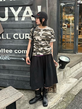 「style code（スタイルコード）のアイテム」を使った、ヨシダリンさん（レディース・158cm）の夏コーディネート