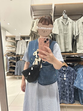 「アイテム（その他アウター）」を使った、himawariさん（レディース・157cm）の夏コーディネート