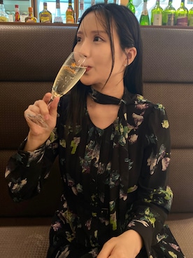 「GRACE CONTINENTAL（グレースコンチネンタル）のアイテム（ワンピース）」を使った、Mioriさん（レディース・157cm）の春コーディネート