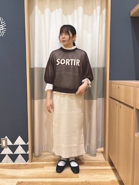 たむらちはるさん（レディース・160cm）の秋コーディネート