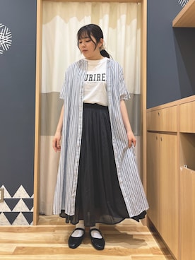 たむらちはるさん（レディース・160cm）の夏コーディネート