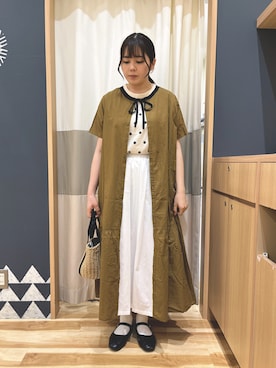 たむらちはるさん（レディース・160cm）の夏コーディネート