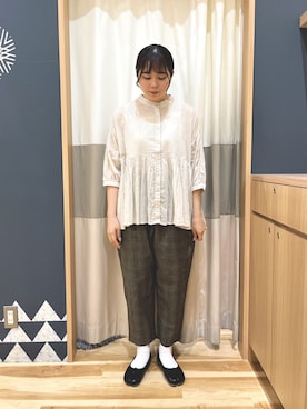 たむらちはるさん（レディース・160cm）の夏コーディネート