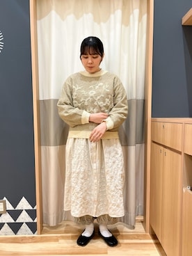 たむらちはるさん（レディース・160cm）の冬コーディネート