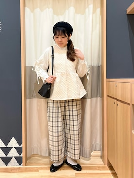 たむらちはるさん（レディース・160cm）の春コーディネート