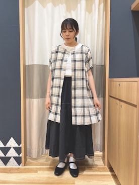 たむらちはるさん（レディース・160cm）の夏コーディネート