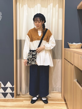 たむらちはるさん（レディース・160cm）の秋コーディネート