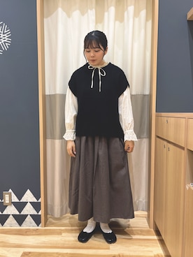 たむらちはるさん（レディース・160cm）の秋コーディネート