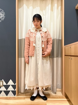 たむらちはるさん（レディース・160cm）の冬コーディネート