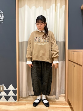 たむらちはるさん（レディース・160cm）の冬コーディネート