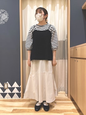 たむらちはるさん（レディース・160cm）の夏コーディネート