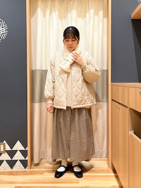 たむらちはるさん（レディース・160cm）の冬コーディネート