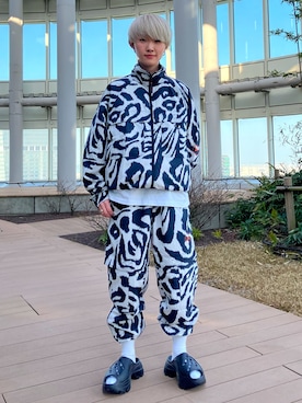 「adidas by Stella McCartney（アディダスバイステラマッカートニー）のアイテム（ジャケット/アウター）」を使った、AHさん（レディース・163cm）の春コーディネート