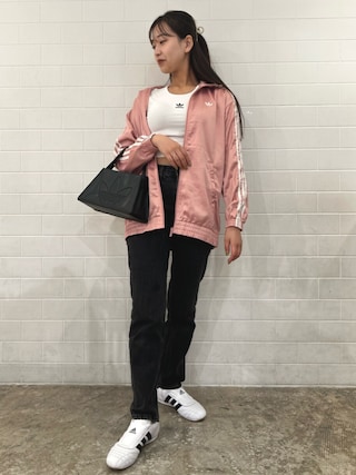 新品 adidas サテン ファイヤーバード トラックトップ フリルストライプ アディダス アディダス オリジナルス サテン ファイヤーバード