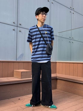 「クセニア・シュナイダー」｜「アイテム（帽子）」を使った、SKさん（メンズ・178cm）の夏コーディネート