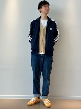 「アイテム（ジャージ）」を使った、SKさん（メンズ・178cm）の春コーディネート