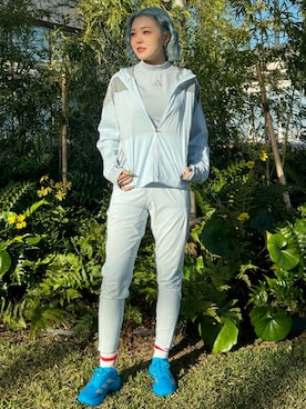 「adidas（アディダス）のアイテム（ジャケット/アウター）」を使った、NHさん（レディース・168cm）の冬コーディネート