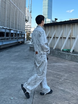 「tk.TAKEO KIKUCHI（ティーケータケオキクチ）のアイテム（デニムジャケット）」を使った、SHOさん（メンズ・178cm）の春コーディネート