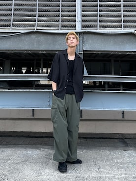 SHOさん（メンズ・178cm）の夏コーディネート