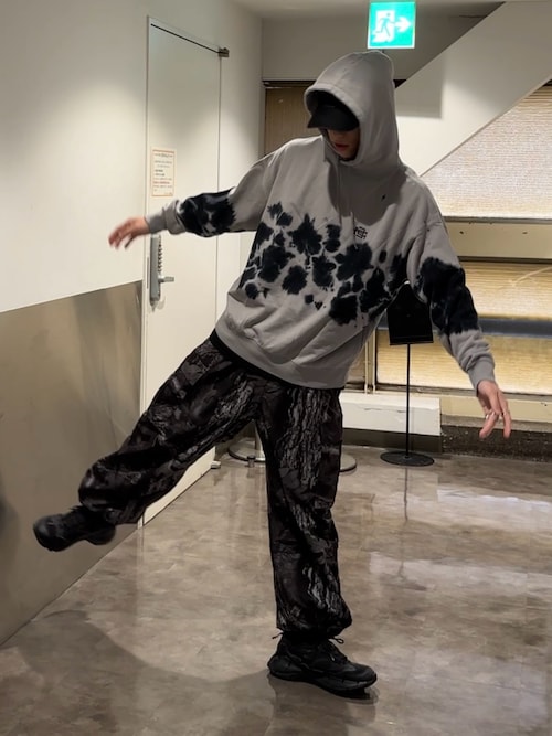 ナイロンワイドカーゴパンツ
