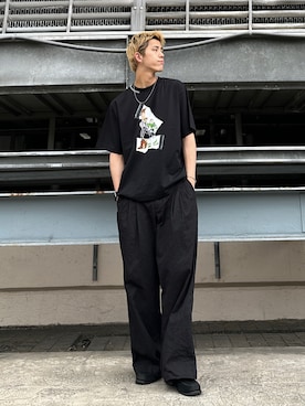 SHOさん（メンズ・178cm）の夏コーディネート