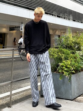 SHOさん（メンズ・178cm）の夏コーディネート