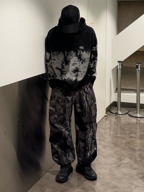 ナイロンワイドカーゴパンツ