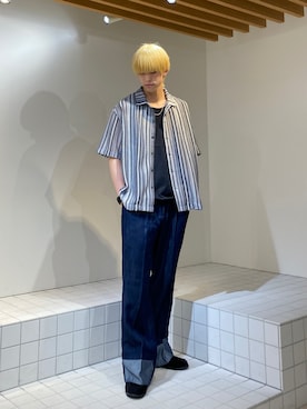 「instagramフォローお願いします」｜SHOさん（メンズ・178cm）の春コーディネート