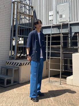 SHOさん（メンズ・178cm）の春コーディネート