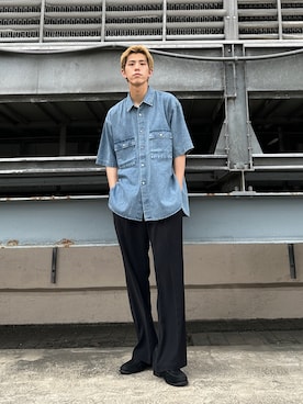 SHOさん（メンズ・178cm）の夏コーディネート