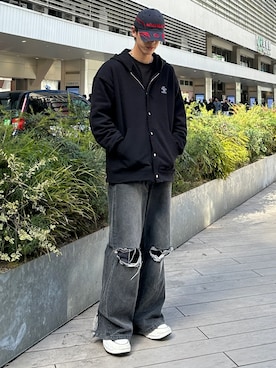 SHOさん（メンズ・178cm）の冬コーディネート