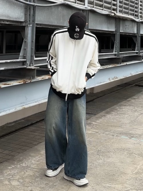 セール】ルーズシルエットトラックジャケット（セットアップ対応