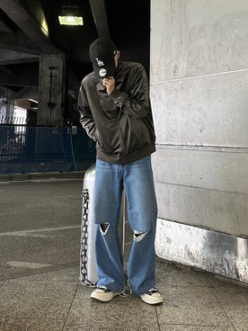 「tk.TAKEO KIKUCHI（ティーケータケオキクチ）のアイテム（リング）」を使った、SHOさん（メンズ・178cm）の秋コーディネート