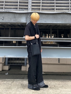 「instagramフォローお願いします」｜SHOさん（メンズ・178cm）の夏コーディネート