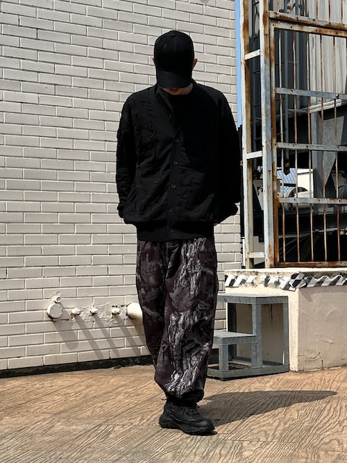 ナイロンワイドカーゴパンツ