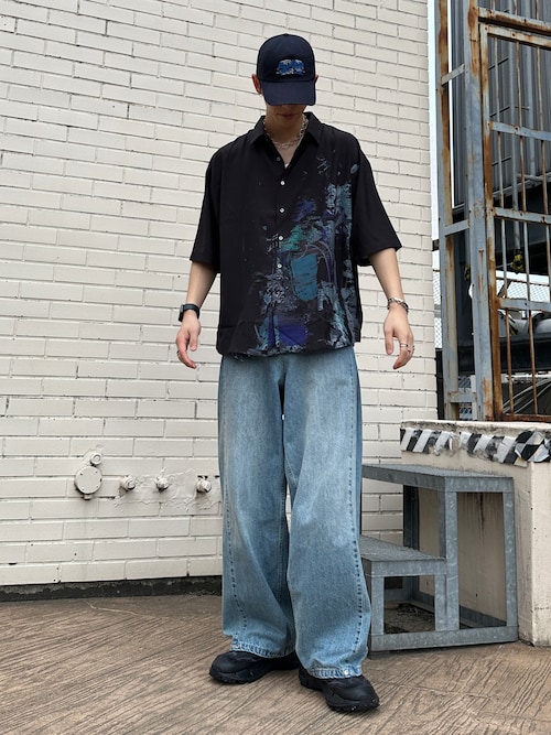 半袖ペイントシャツ