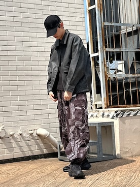 「tk.TAKEO KIKUCHI（ティーケータケオキクチ）のアイテム（ブルゾン）」を使った、SHOさん（メンズ・178cm）の秋コーディネート