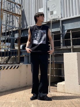「instagramフォローお願いします」｜SHOさん（メンズ・178cm）の春コーディネート