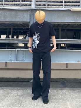 「instagramフォローお願いします」｜SHOさん（メンズ・178cm）の夏コーディネート