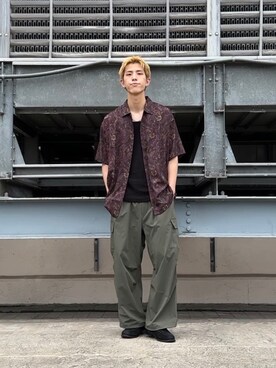 SHOさん（メンズ・178cm）の夏コーディネート