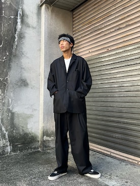 「Sourcream（サワークリーム）のアイテム（ジャケット/アウター）」を使った、Kenshin さん（メンズ・178cm）の秋コーディネート
