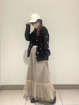 「3wayスカート」｜Razuさん（レディース・151cm）の秋コーディネート