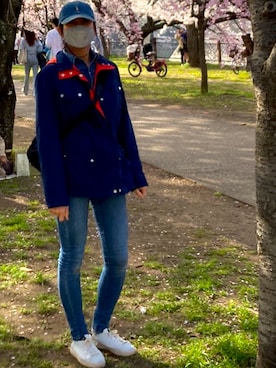 「CLAE（クレイ）のアイテム」を使った、ゆうゆうさん（レディース・166cm）の春コーディネート