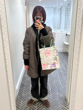 「ANATOMICA（アナトミカ）のアイテム」を使った、yunさん（レディース・168cm）の冬コーディネート